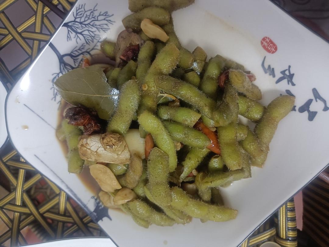 卤毛豆（麻辣味）