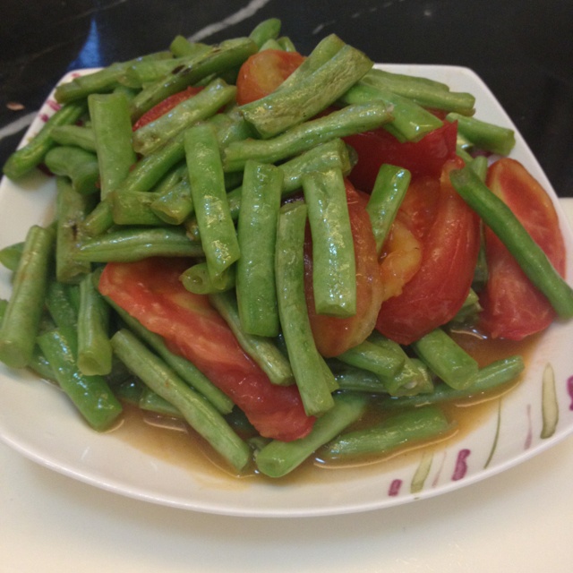 帅帅好叔叔做的炒梅豆角