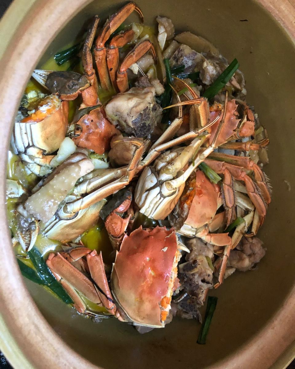 美味鸡煲蟹/鸡焖蟹煲