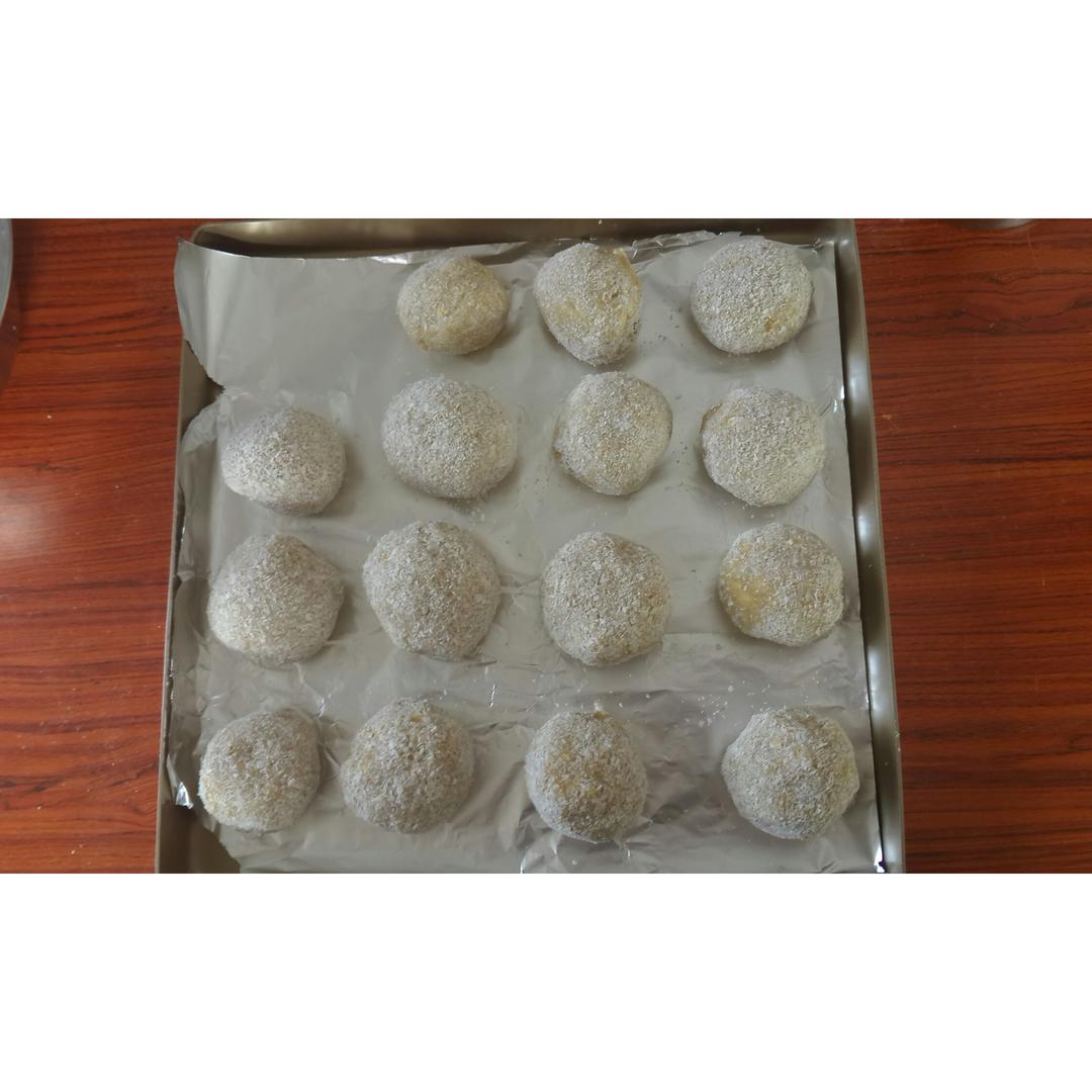 椰丝红薯燕麦球