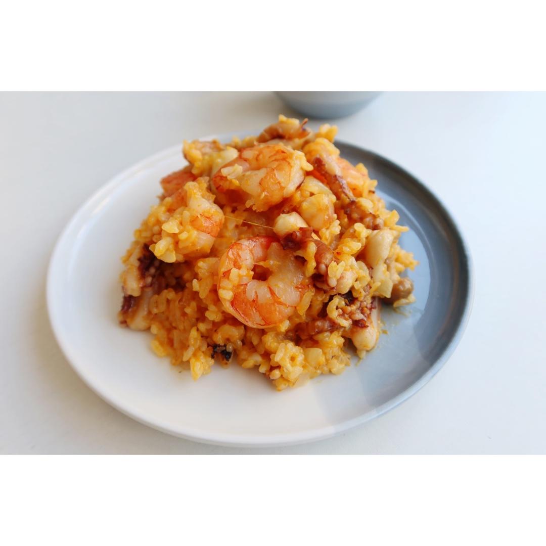 【南瓜海鲜烩饭】学会能够惊艳全场的美味