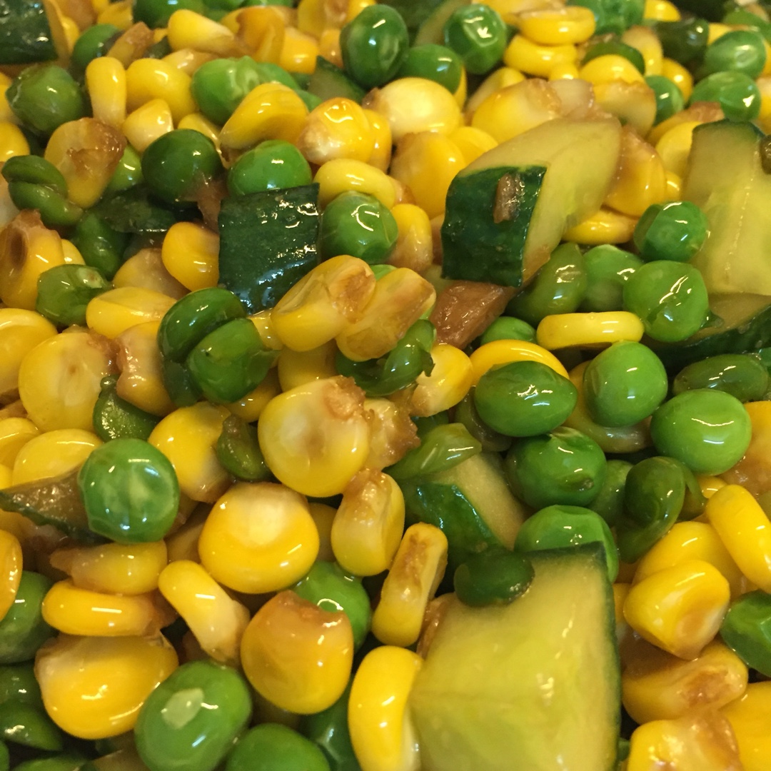 豌豆玉米牛肉粒