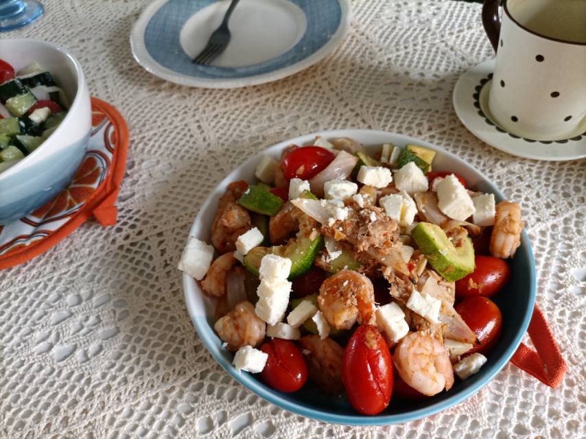 地中海料理—烤箱什蔬虾仁杂烩