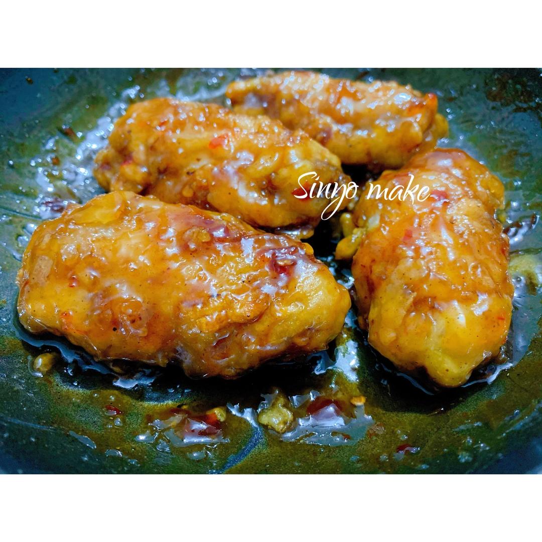 孜然炸雞翅VS韓式蜂蜜炸雞翅（一個方子兩種口味）