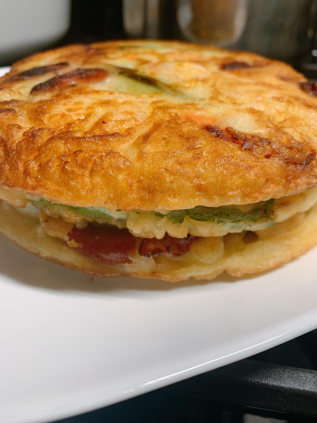 简单韩式香脆海鲜煎饼