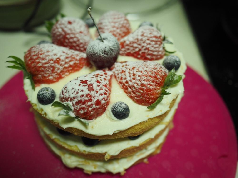 圣诞呆萌裸蛋糕