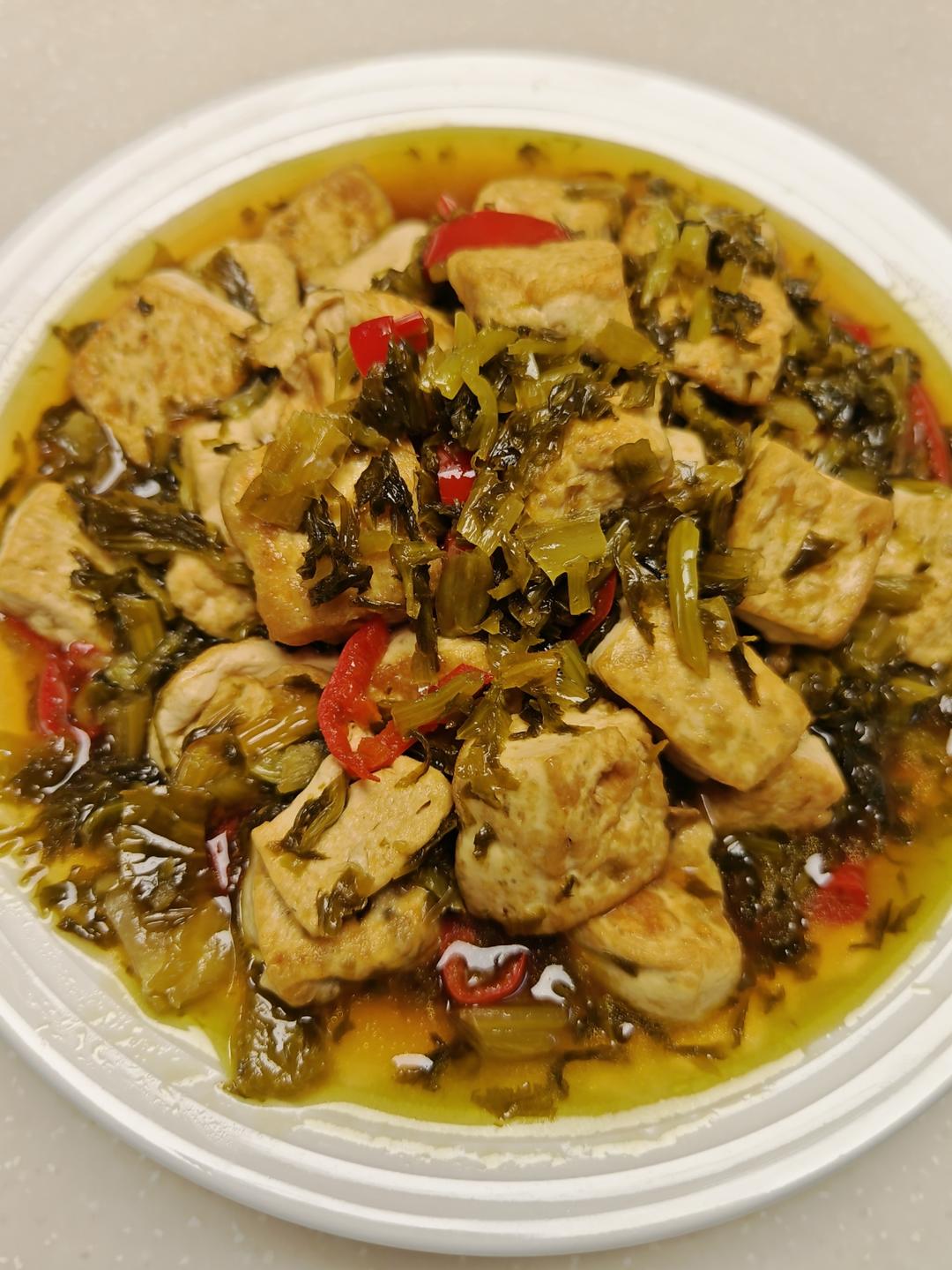 巨巨下饭♐酸酸辣辣下饭神器酸菜豆腐