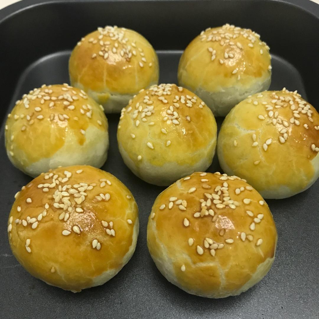 圆圆满满绿豆酥