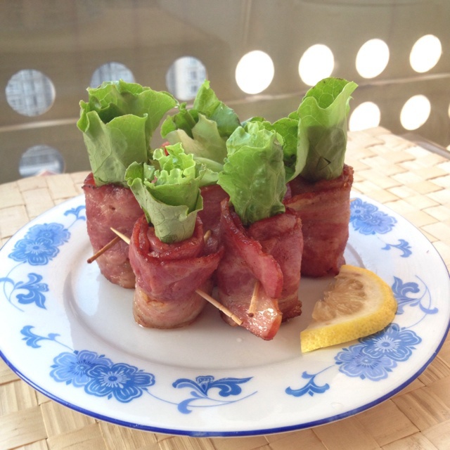 培根生菜卷