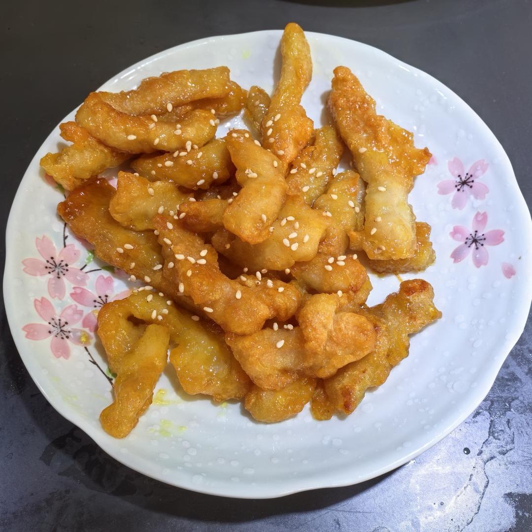 半成品糖醋里脊之空气炸锅版