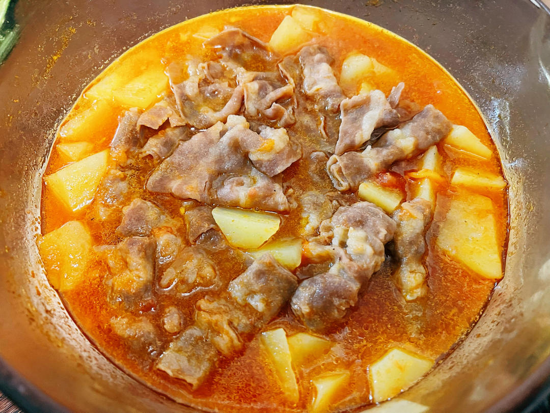 番茄土豆肥牛锅