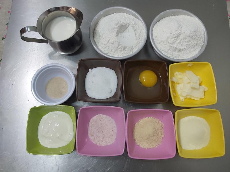 纯奶手撕吐司的做法 步骤1