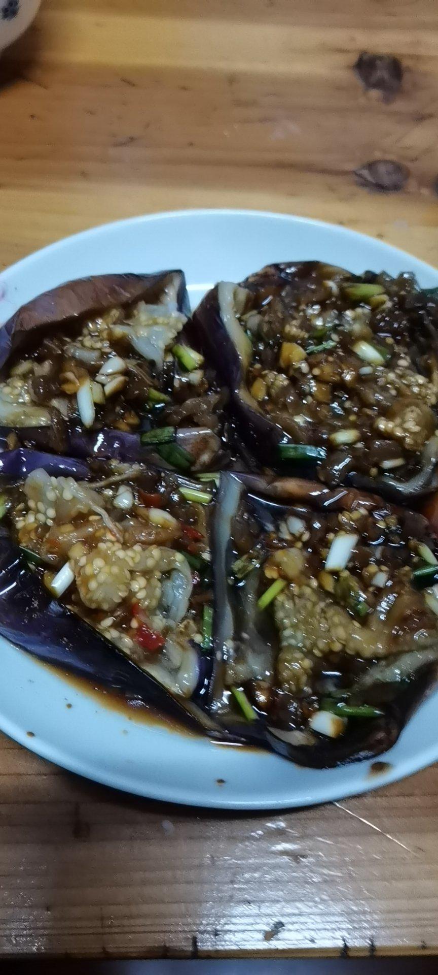 空气炸锅版烤茄子 烧烤必吃