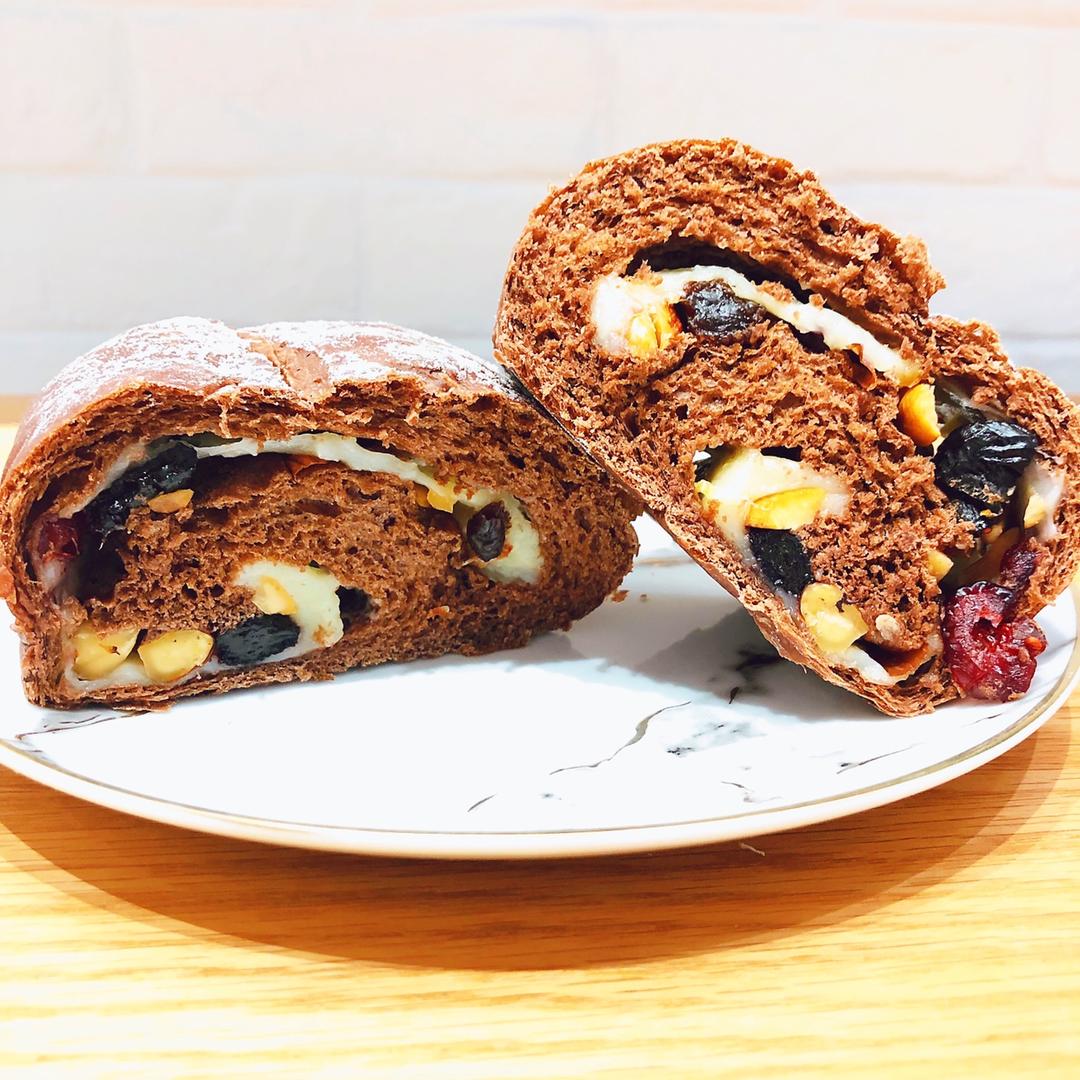 巧克力麻薯软欧包