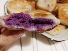 香糯山药紫薯饼