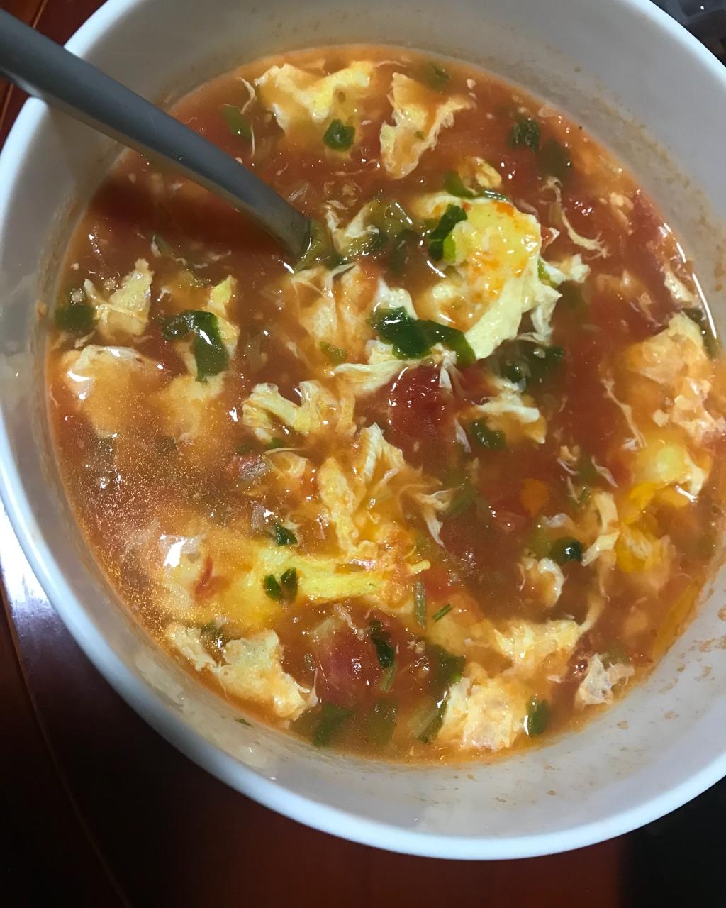 123-998做的西红柿鸡蛋汤