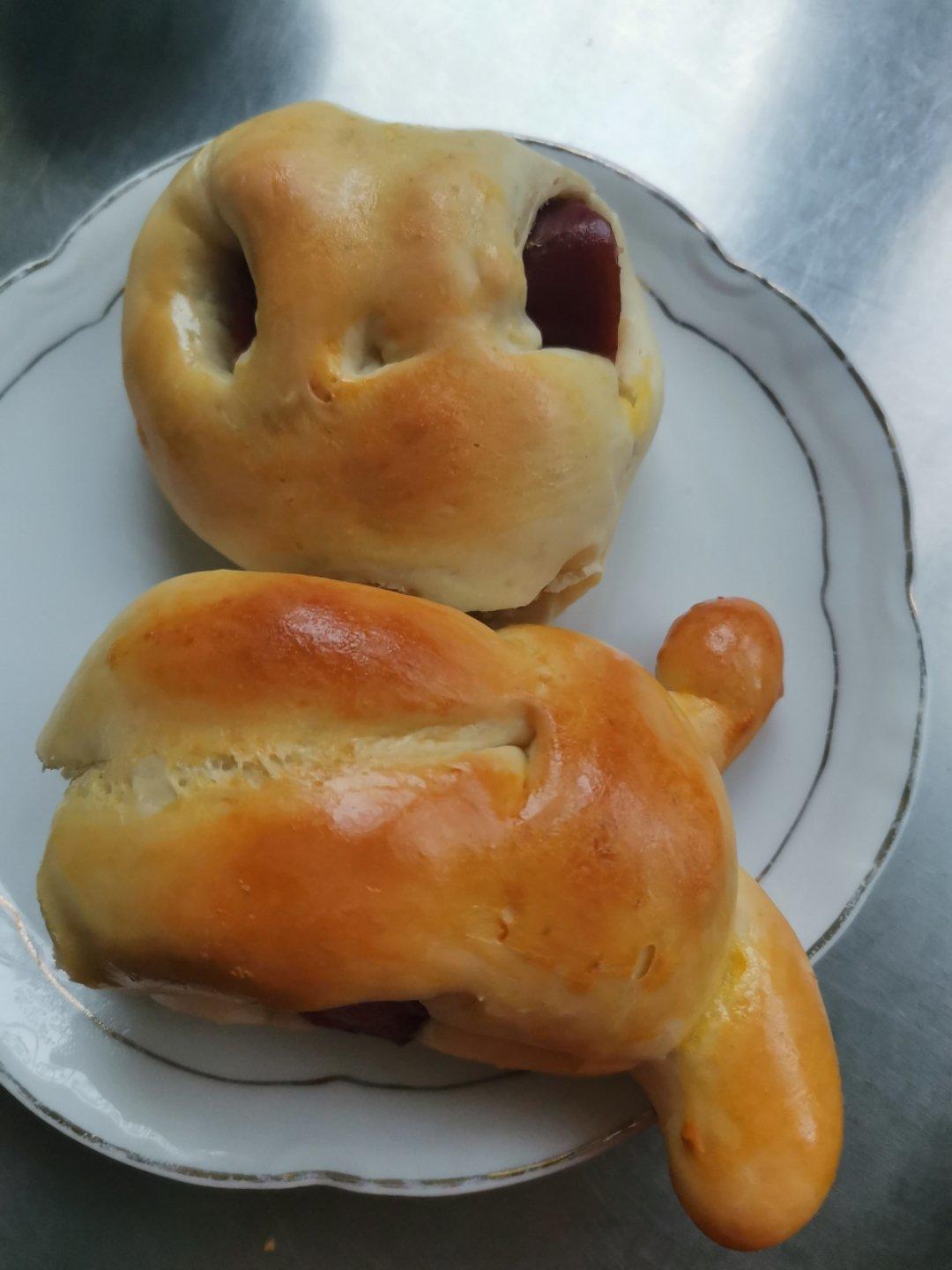 兔子热狗面包#东菱厨师机c08#