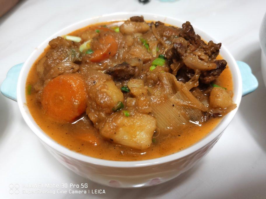 番茄土豆炖牛腩