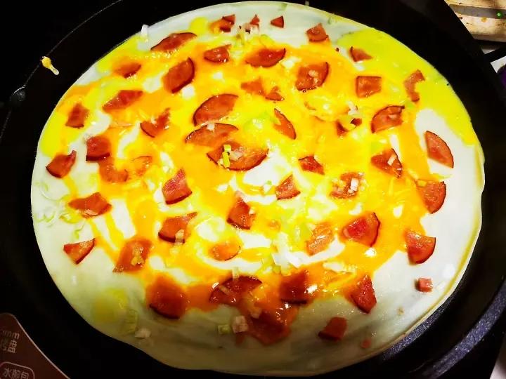 在家就能做的高颜值超好吃的(火腿鸡蛋饼）