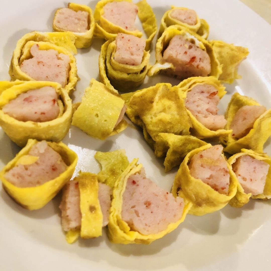 鲜虾蛋卷 宝宝辅食食谱