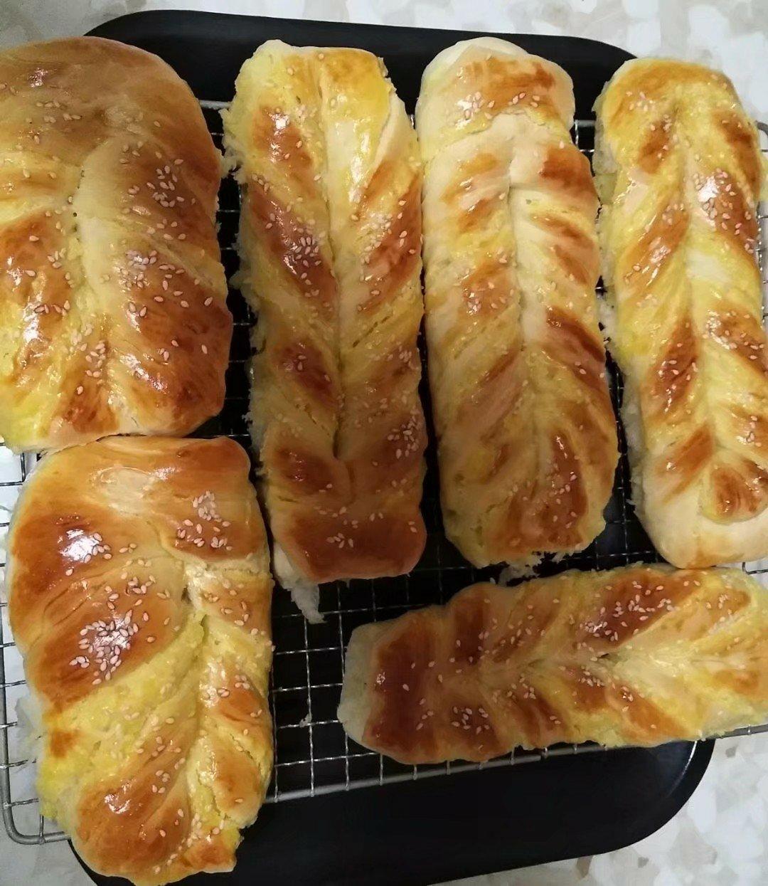 奶黄面包条（汤种法）