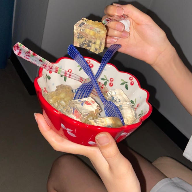 水蜜桃果冻-白凉粉