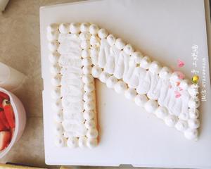 数字生日蛋糕，裸蛋糕的做法 步骤16