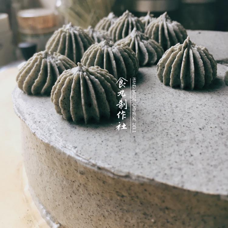 超级香的黑芝麻奶油蛋糕