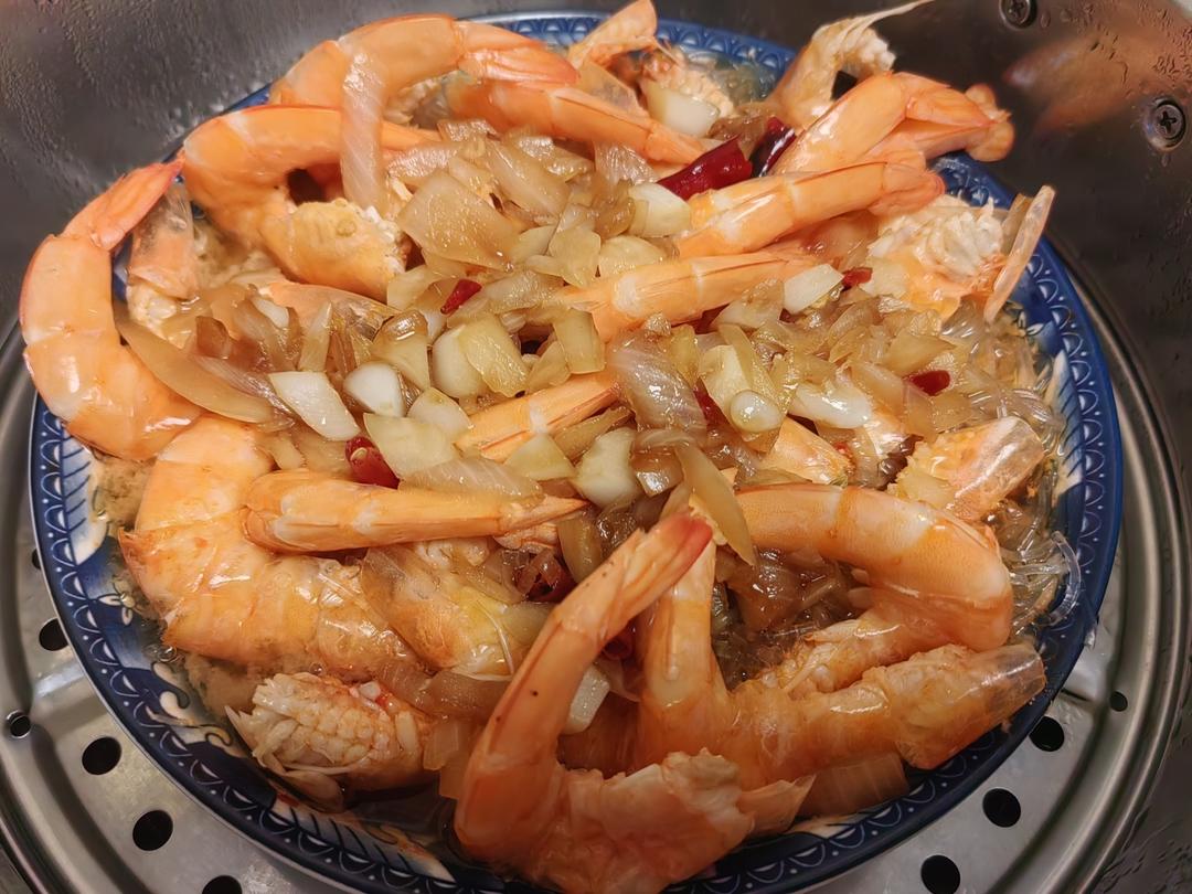 蒜蓉粉丝开背虾