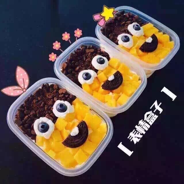 卡通水果盒子蛋糕