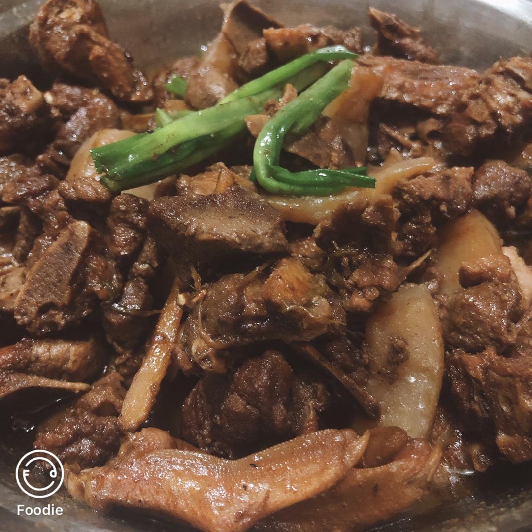 姜葱焖鸭