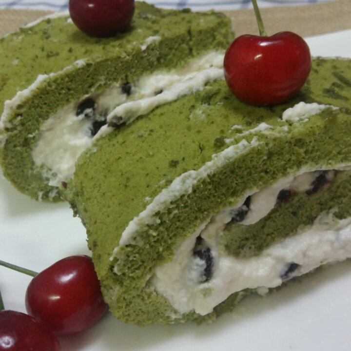 【曼达小馆】居酒屋系列：抹茶蜜豆卷与抹茶鸡尾酒