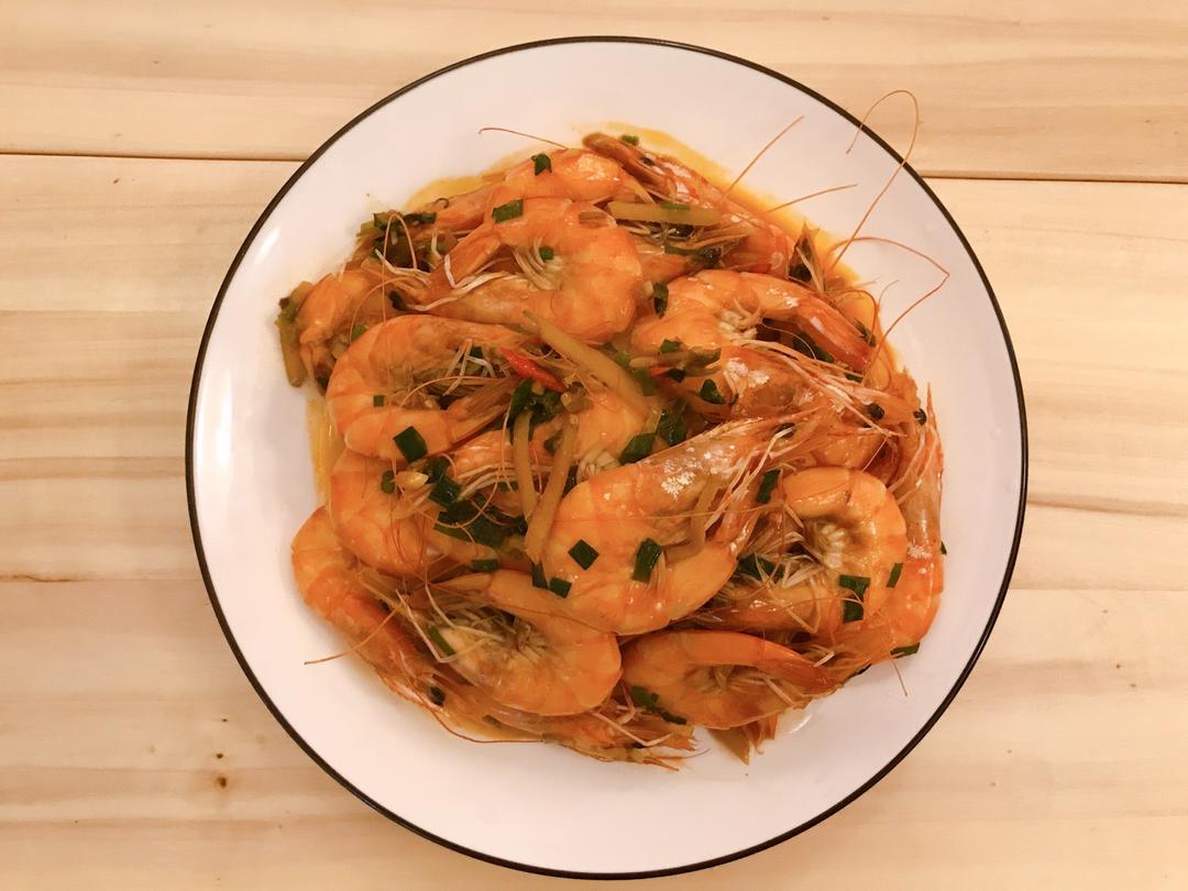 爆炒大虾的做法