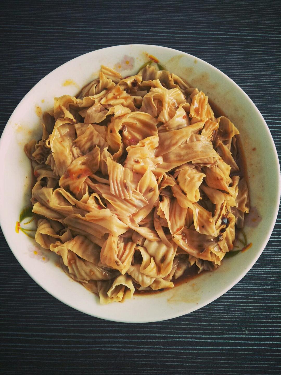 老式拌豆皮（小时候的味道）
