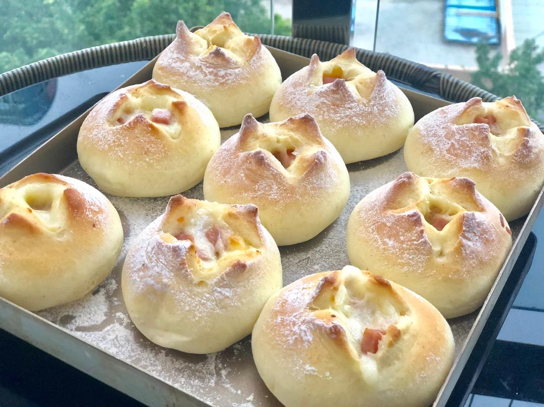 全麦芝士熔岩面包