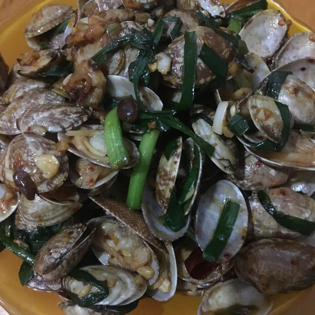 爆炒花甲