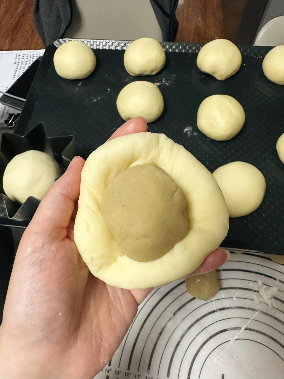 牛奶栗子面包