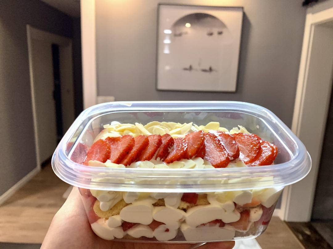 简单快手的便当饭盒水果盒子蛋糕
