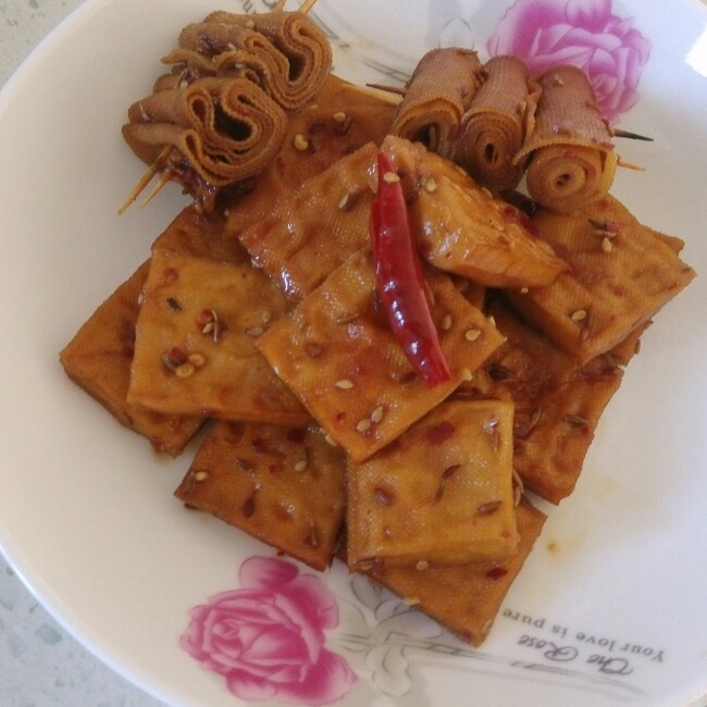蜜汁豆干