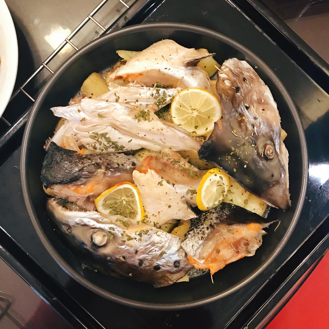 盐烤三文鱼头🐟