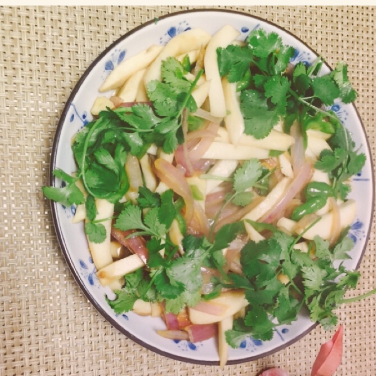 只要蚝油的洋葱杏鲍菇