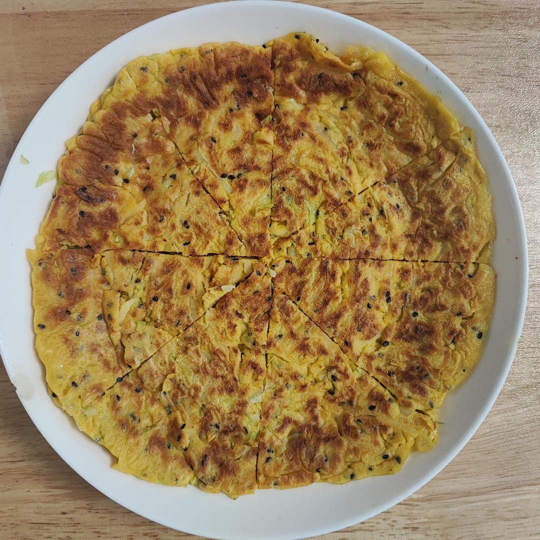 快手早餐-鸡蛋粉丝蔬菜饼