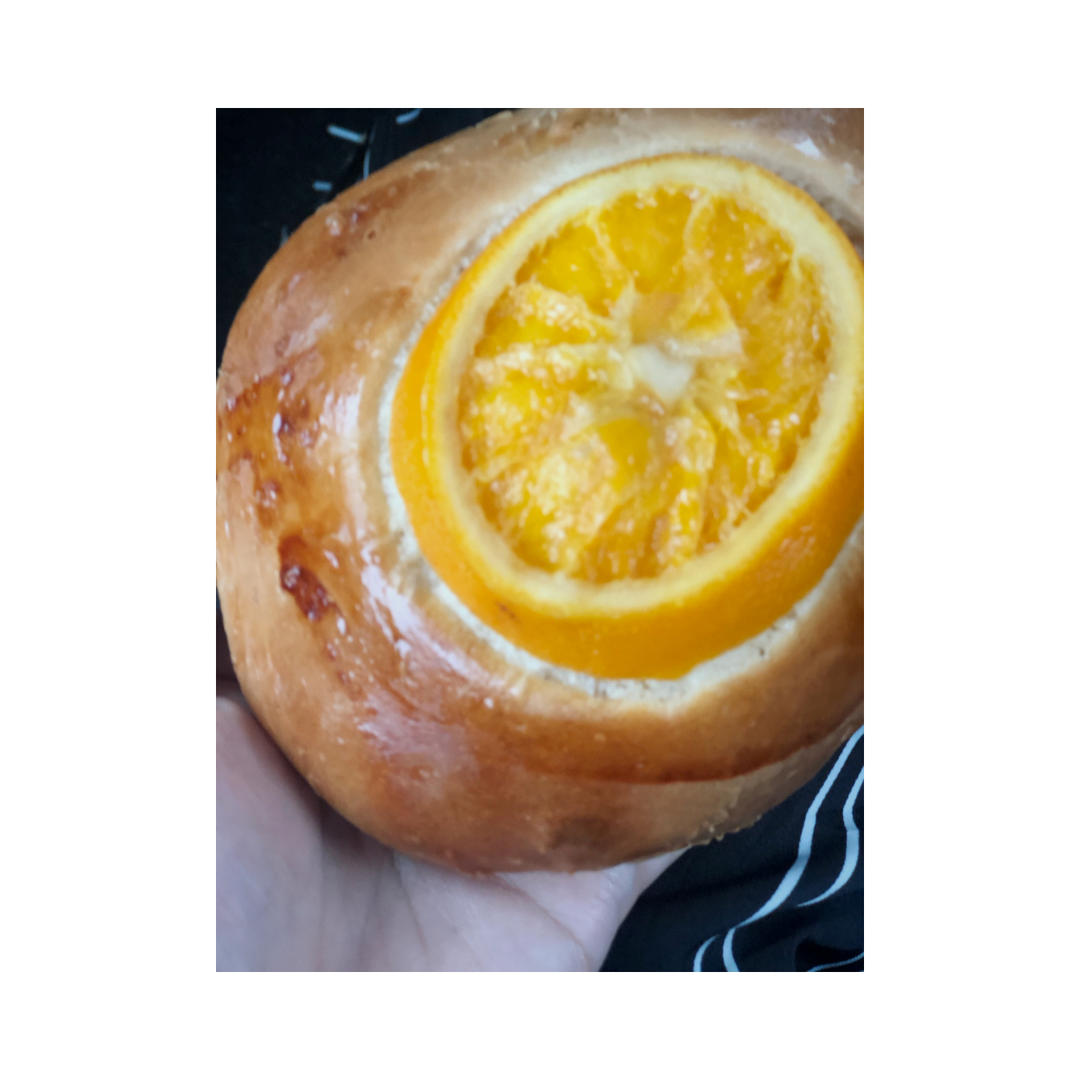 香橙卡士达星星包
