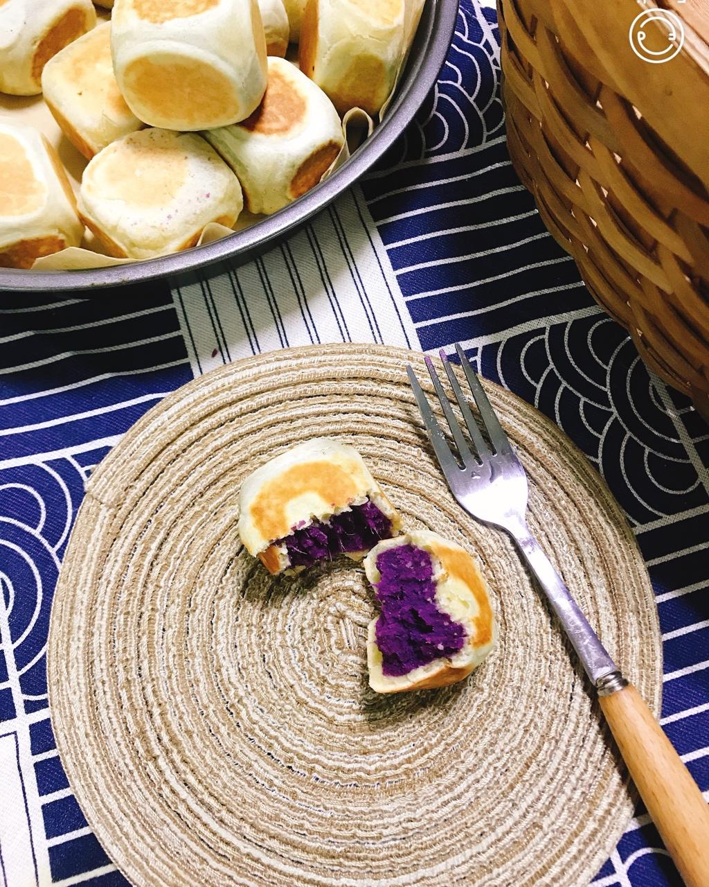 【爆浆紫薯仙豆糕】