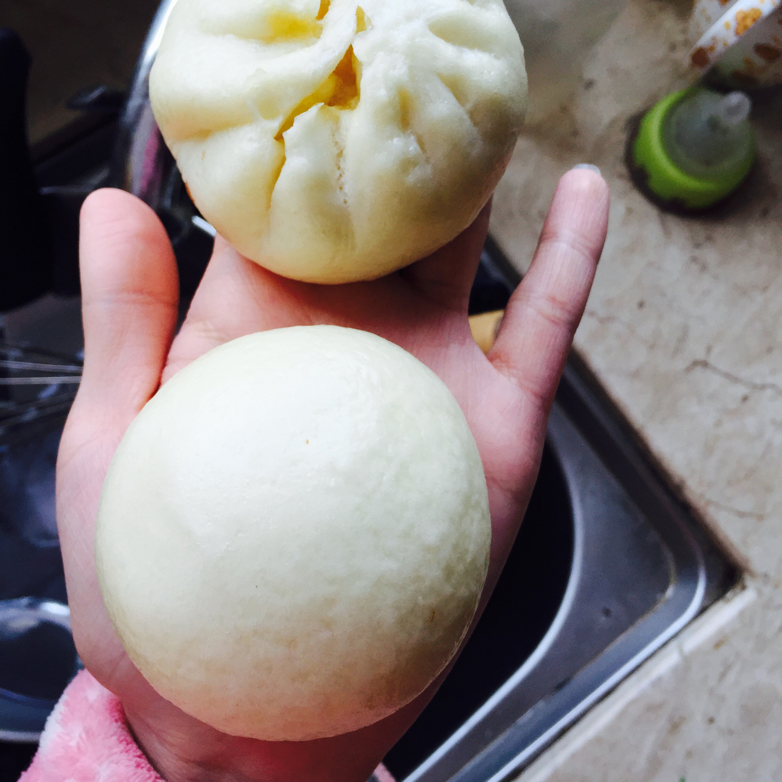 高筋面粉也能做出松软白馒头（酵头法）