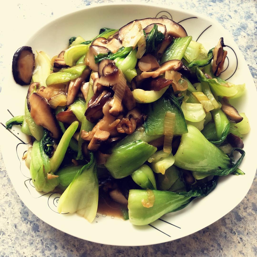 蚝油香菇小油菜