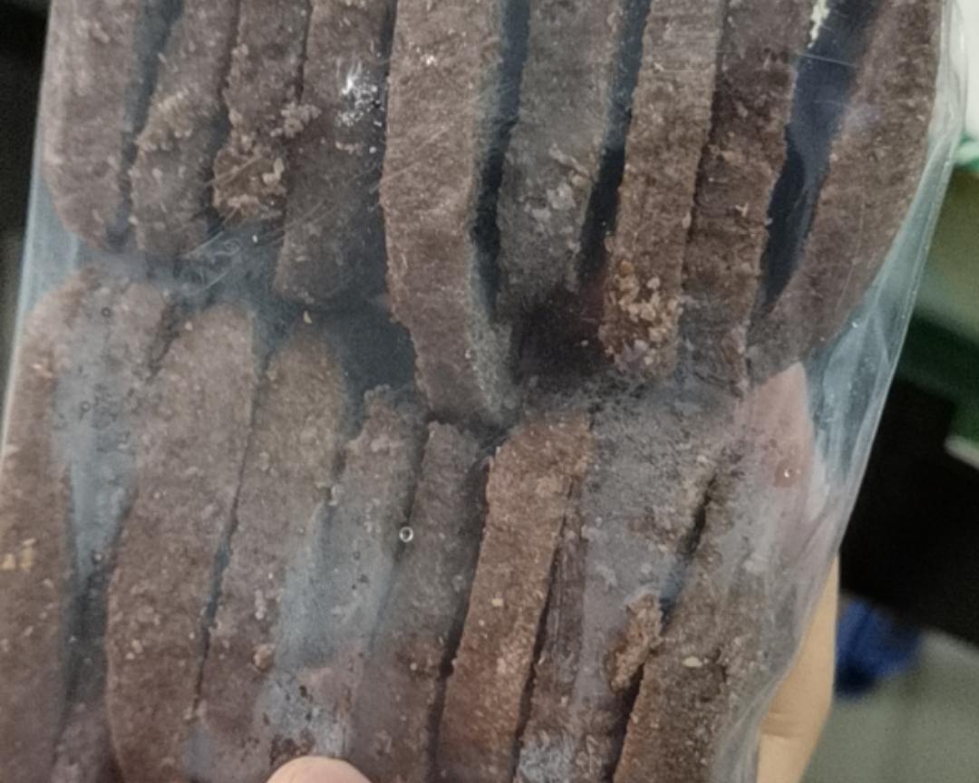 微波炉烤黑全麦无油无糖馒头片