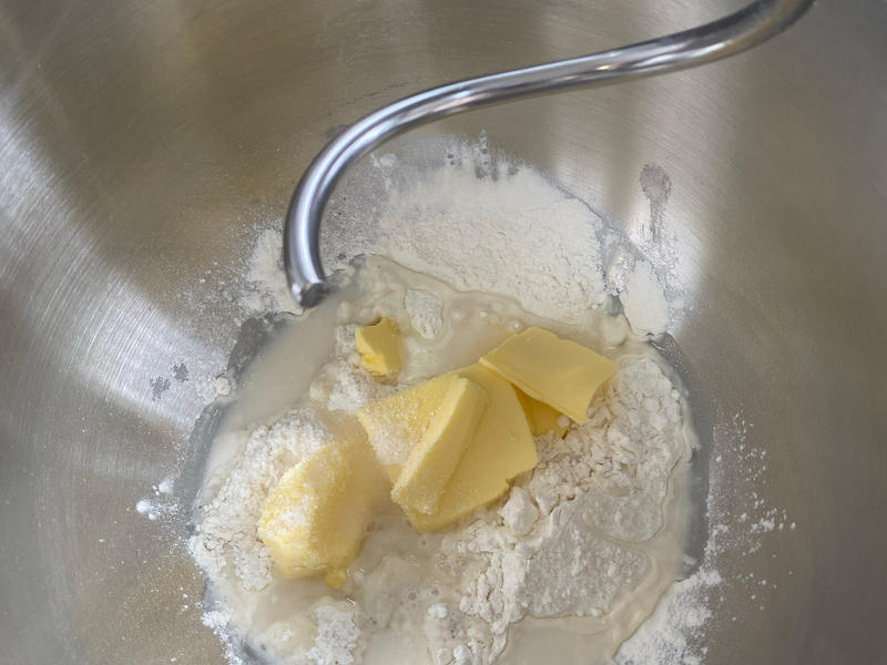 纯奶手撕吐司的做法 步骤1