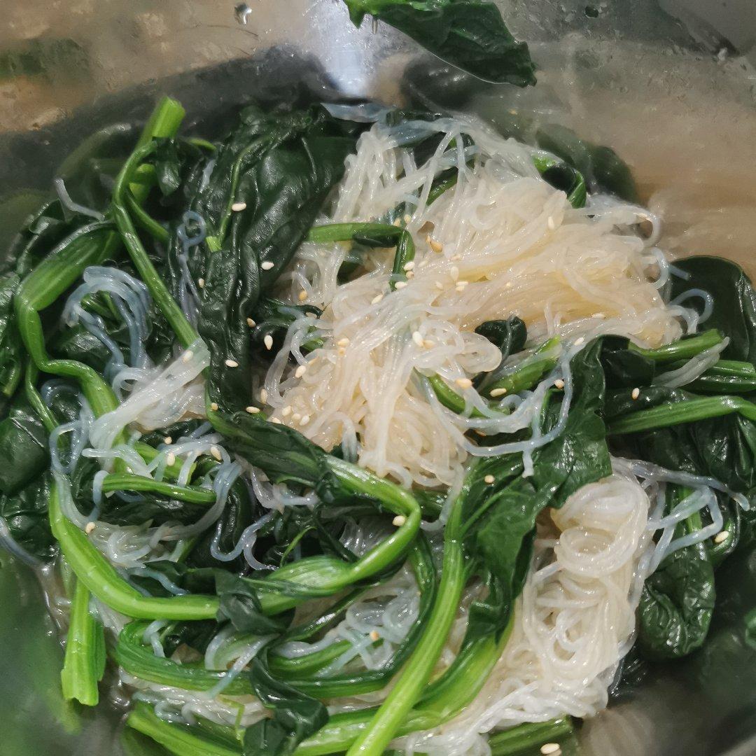 万能凉拌菜料汁（凉拌菠菜粉丝）