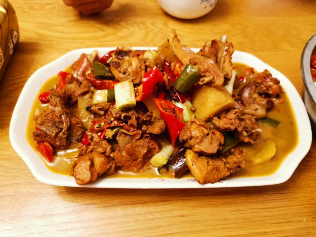 绝对正宗的新疆大盘鸡